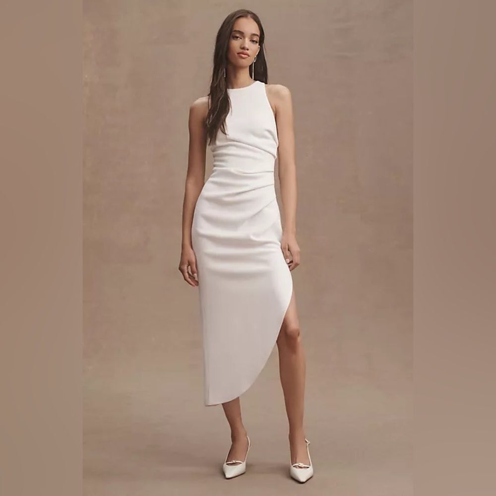 Misha Ida Midi Ruched Dress